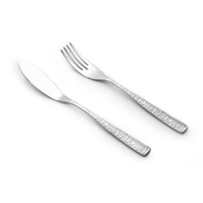Fauchon – 12 – Piece Fish Serving Set “Signature” Collection