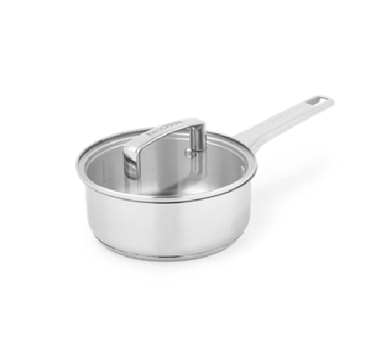 Fauchon – 16×7 cm stainless steel signature saucepan, 1.0 L “