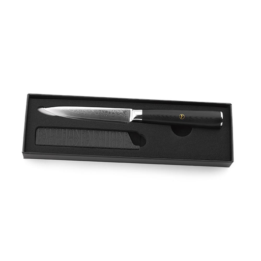 Fauchon – 23cm vegetable knife, Damascus 10CR15MOV steel, with protective sheath