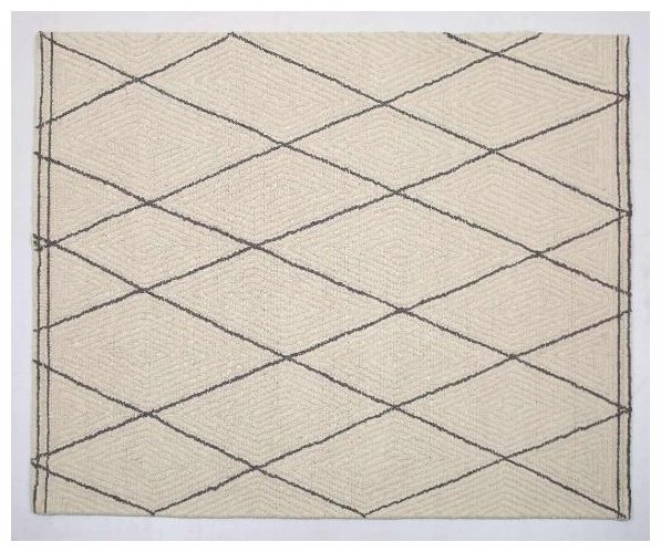 Hand Tufted Woolen Carpet-24161 14 MAISON DU LYS