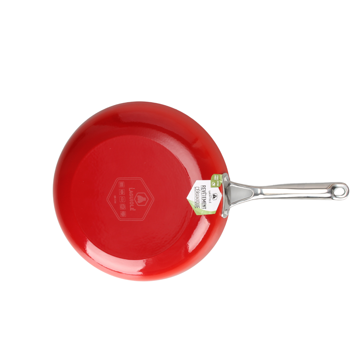 Laguiole - RED AirIron sauté pan 24x4.5cm 3 MAISON DU LYS