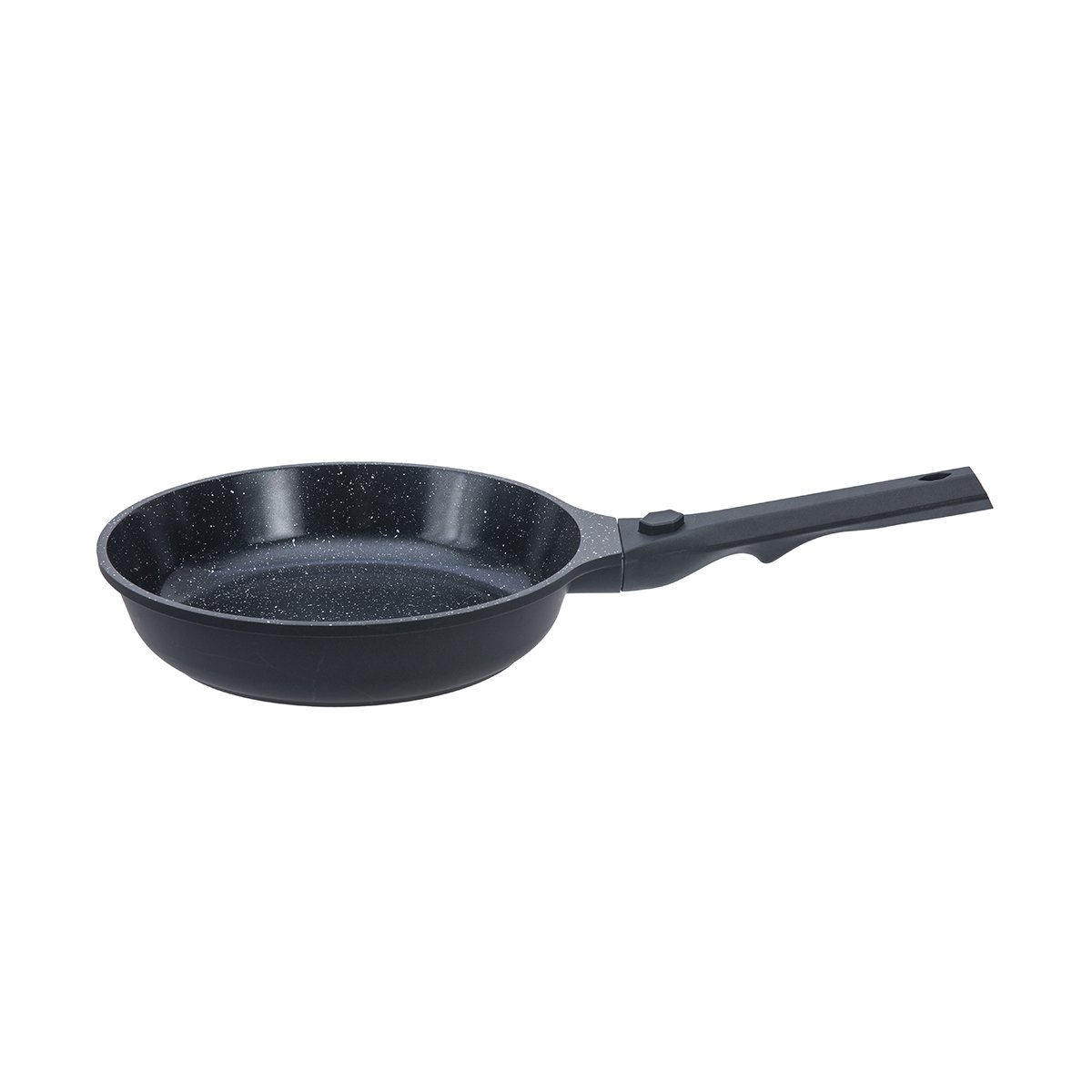Laguiole Alizée Frying Pan 20cm, Black, Removable Handle, Ceramic Non-Stick, Induction Compatible