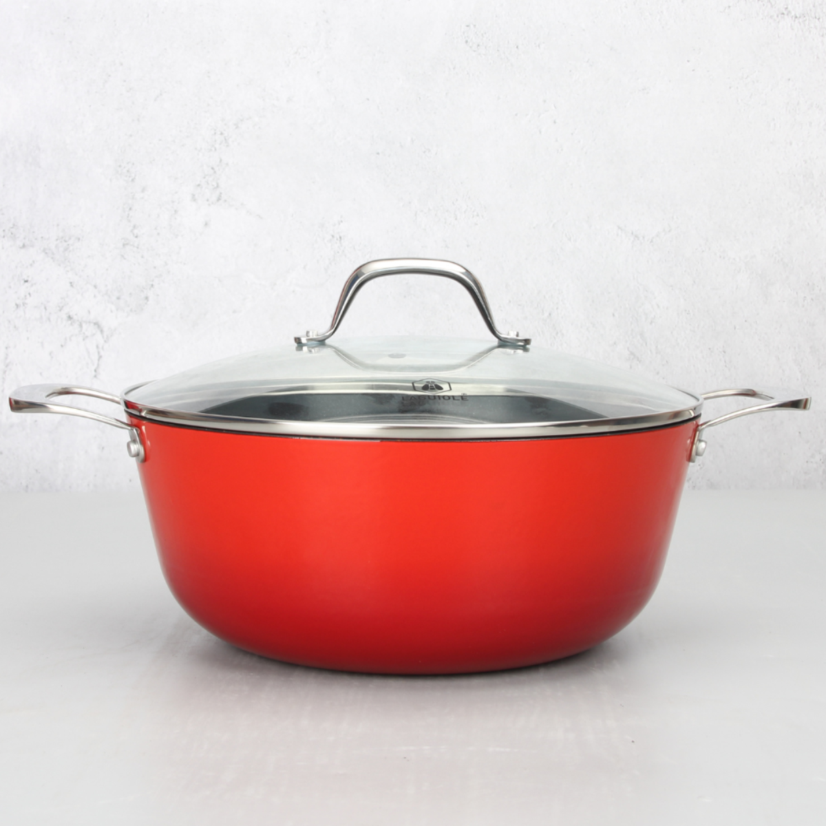 Laguiole - RED AirIron all purpose stockpot 28x12cm 39 Laguiole - RED AirIron all purpose stockpot 28x12cm