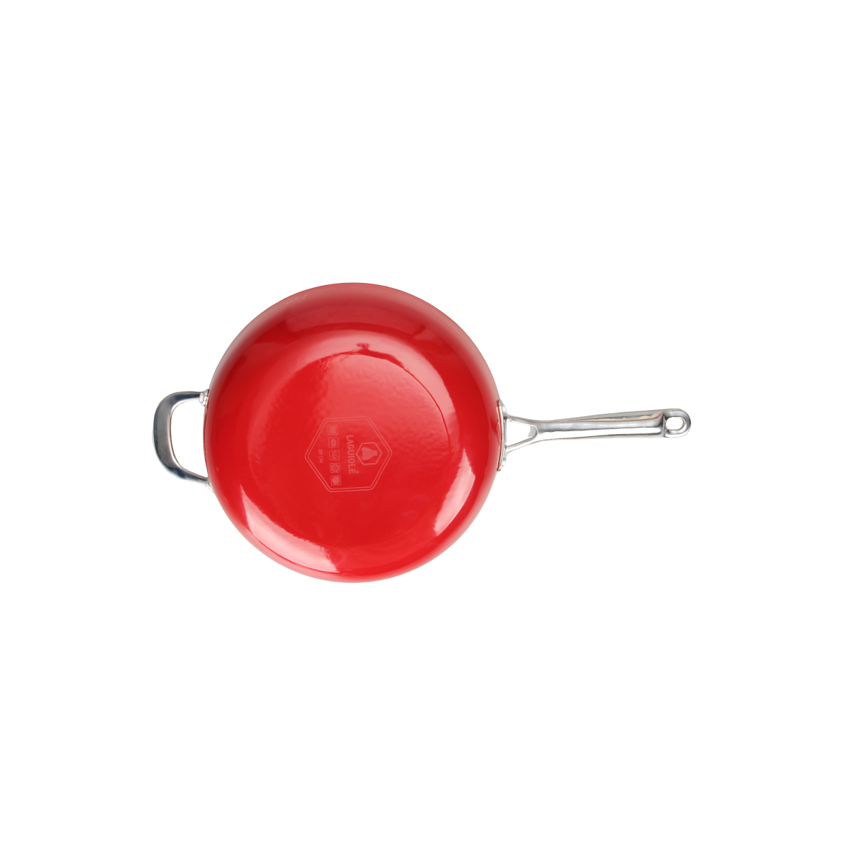 Laguiole - RED AirIron Sauté pan28x8.2cm 2 MAISON DU LYS