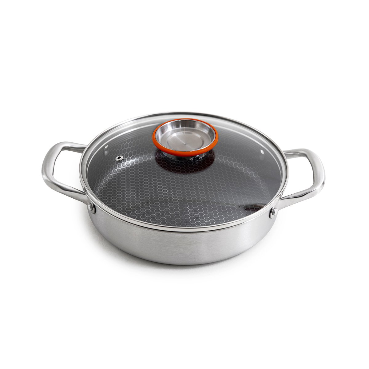 LAGUIOLE – Triplex (3-ply) sauté pan 24 cm with lid “Blackcube