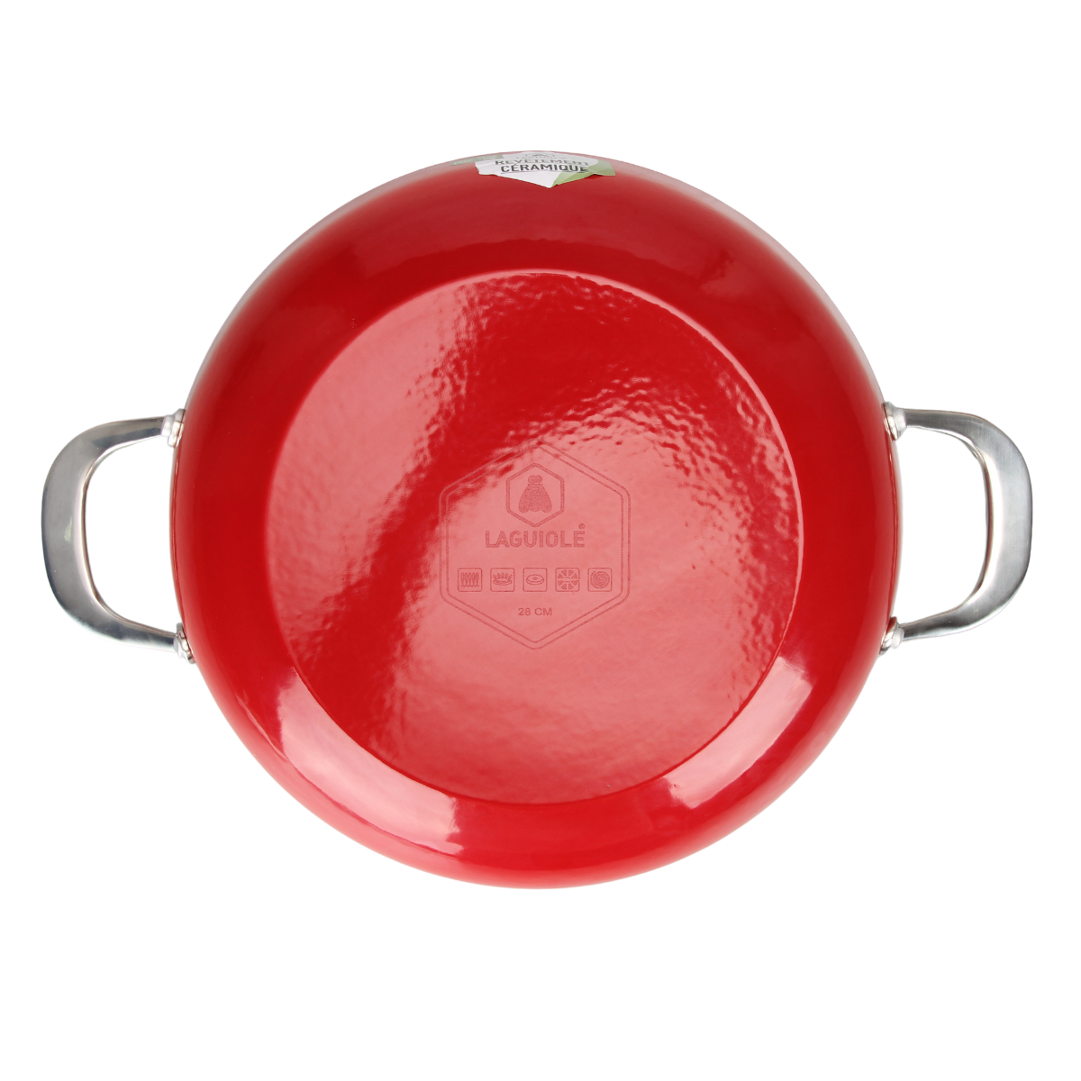 Laguiole - RED AirIron Sauté sotckpot 32x8.2cm 7 MAISON DU LYS