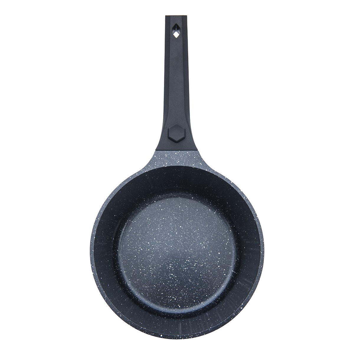 Laguiole – “Alizée” 2-frying pan set (24/28 cm) Black, removable handle, Greblon® CK ceramic non-stick coating, induction compatible 4 MAISON DU LYS