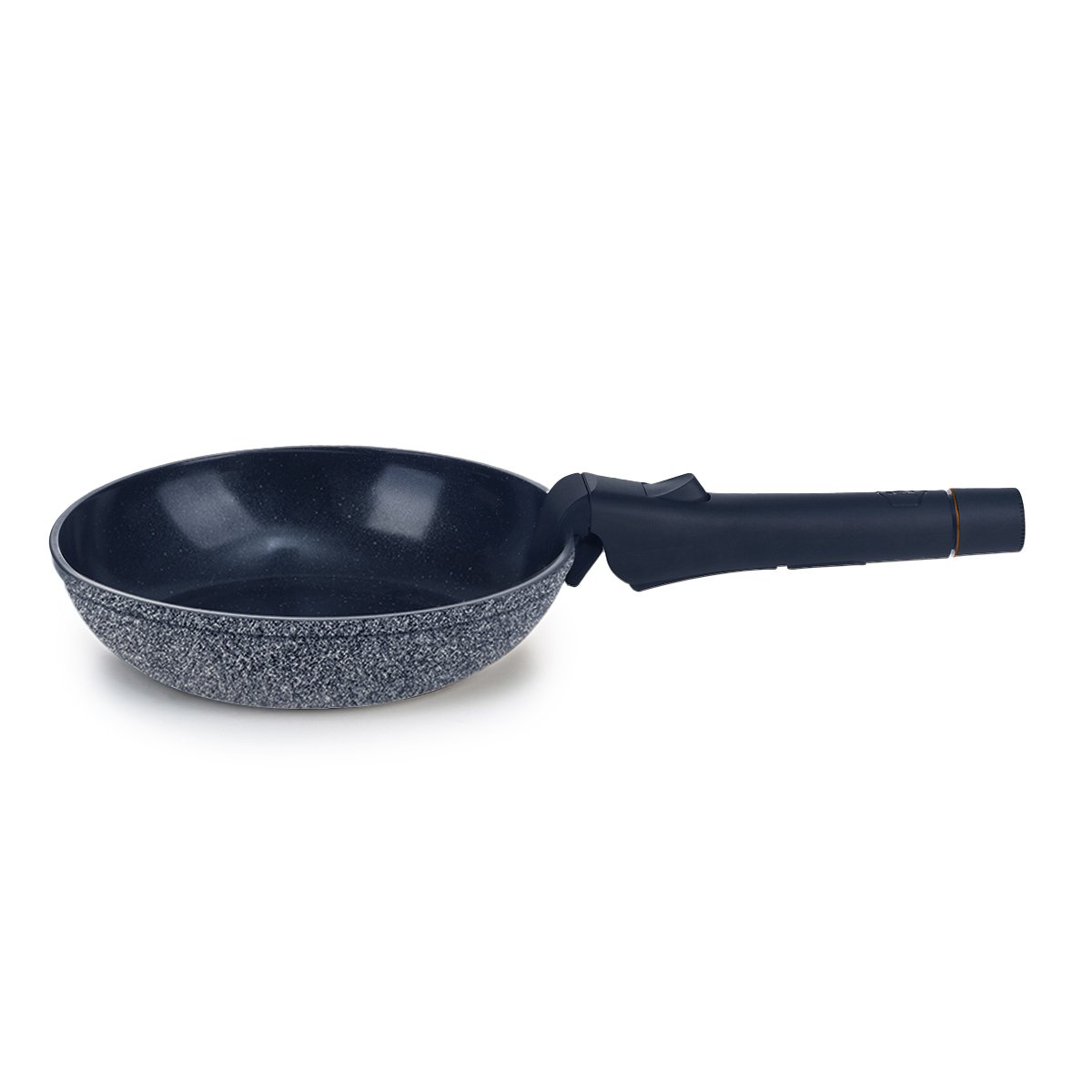 Laguiole – “Réactif” CHARBON 3-frying pan set (20/24/28 cm) Universal removable handle 2 MAISON DU LYS