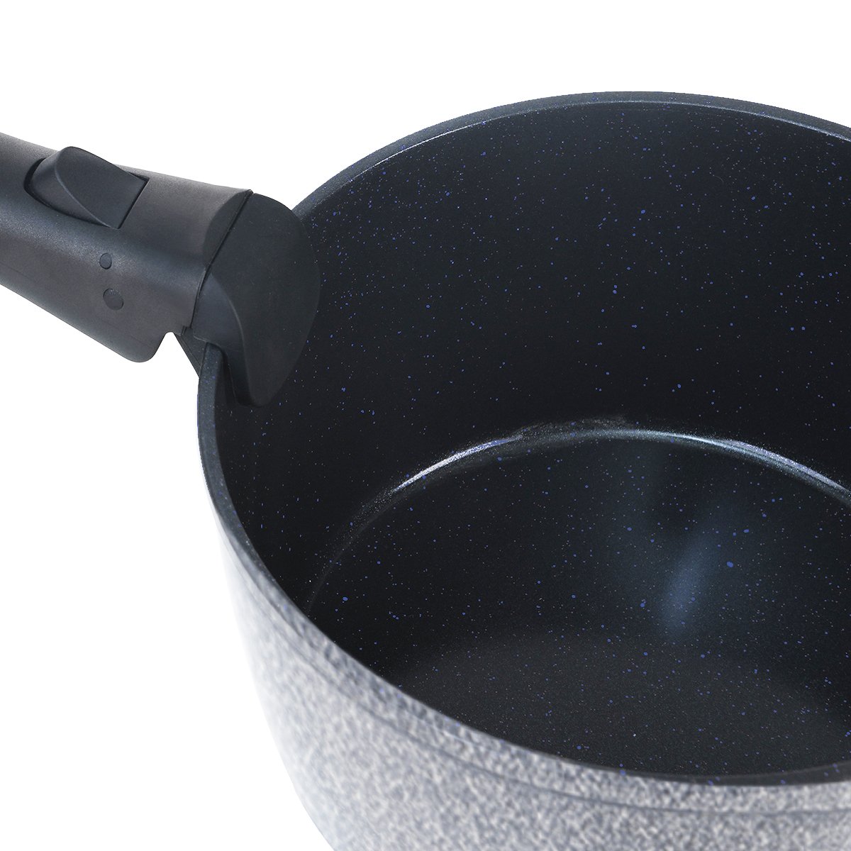 Laguiole – “Réactif” CHARBON 7-piece set sauce pans, frying pan, sauté pans Universal removable handle 5 MAISON DU LYS