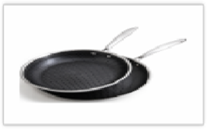 Set of 2 sauté pans : 24×11.5 cm & 28×13 cm
