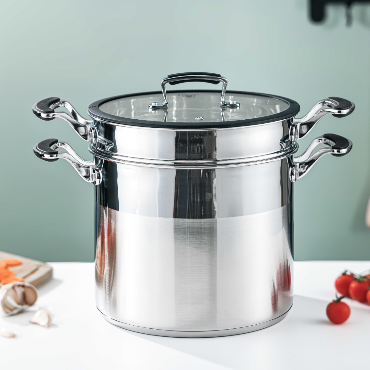 Laguiole – Stainless steel pasta cooker 18/8, 4-piece set, 24 cm 3 MAISON DU LYS