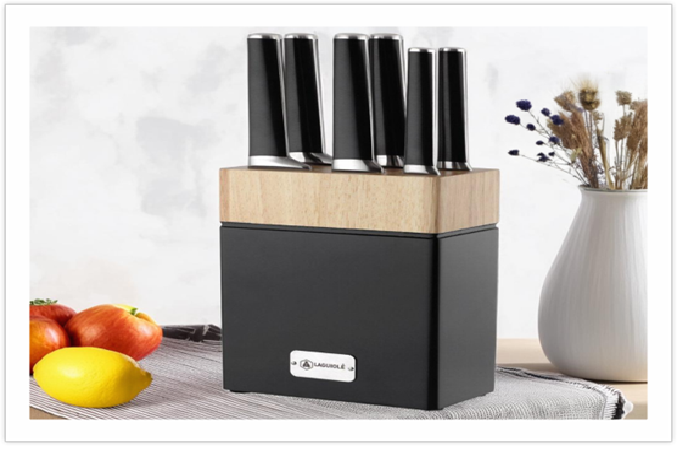 Laguiole - Knife block of 6 pieces Sirius