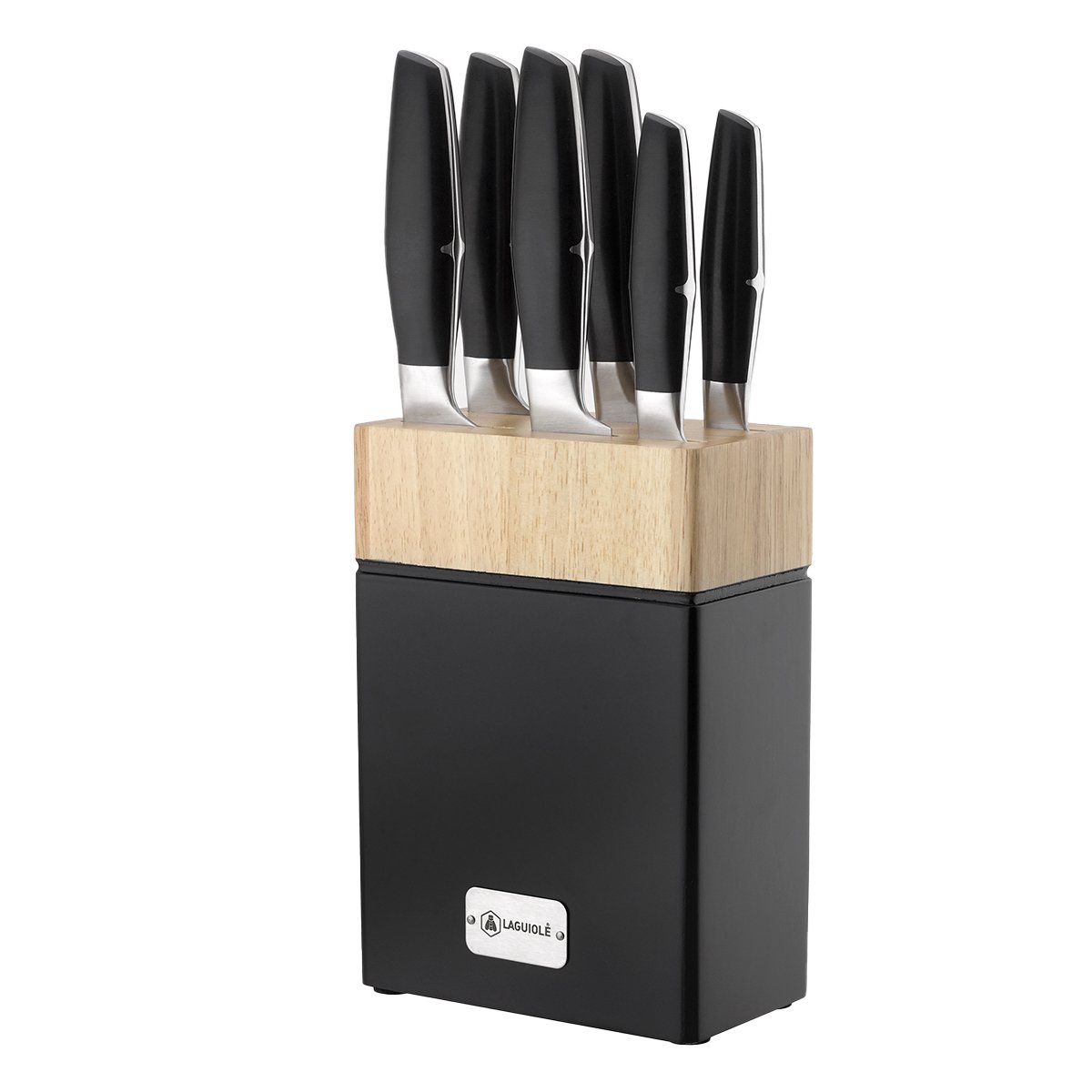 Laguiole – Knife block of 6 pieces Nova
