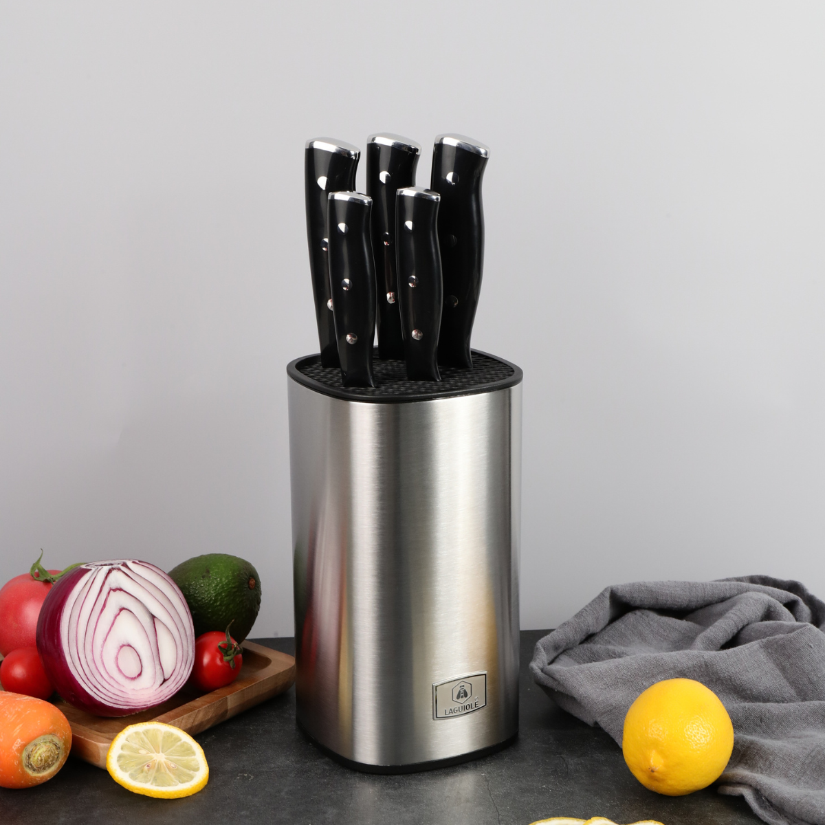 Laguiole - Knife Block 5 pieces 'Gleam' 5 MAISON DU LYS