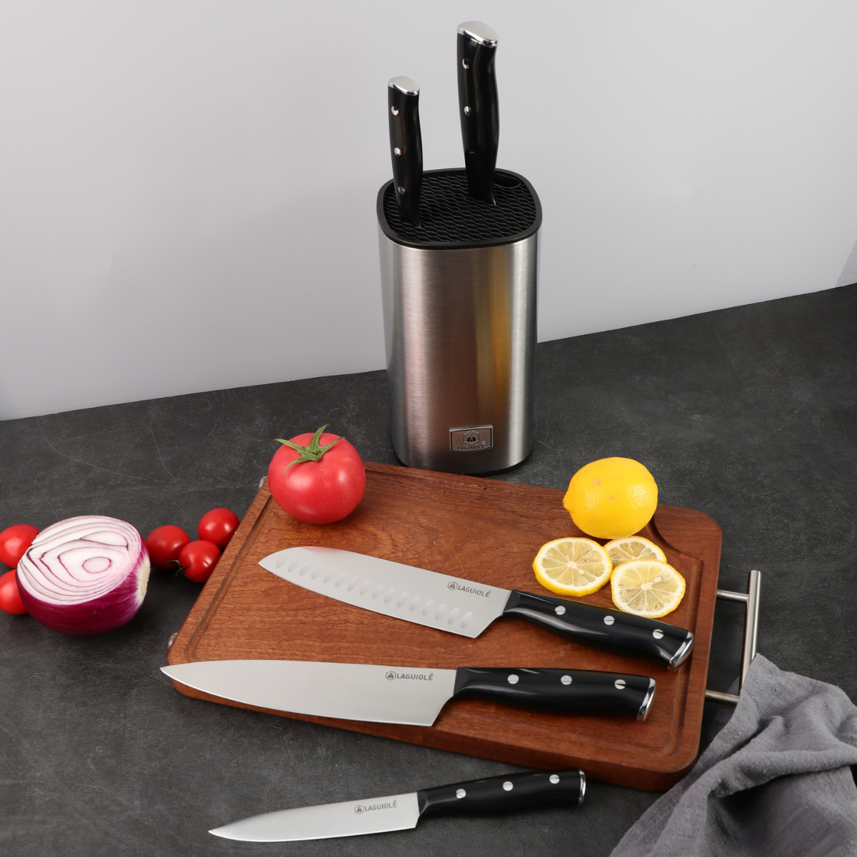 Laguiole - Knife Block 5 pieces 'Gleam' 4 MAISON DU LYS