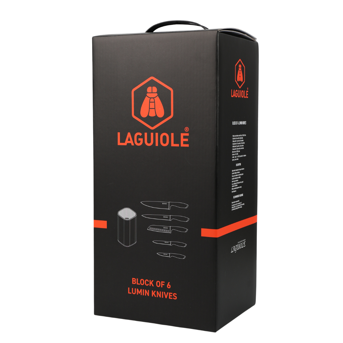 Laguiole - Knife block of 5 knives 'Lumin' 3 MAISON DU LYS