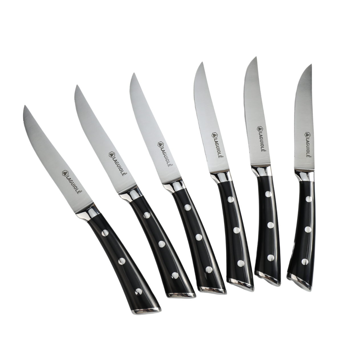 Laguiole – Set of 6 steak knives ‘LustroBois’