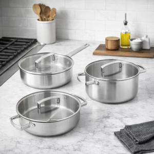 Set of 3 Fauchon - Sauté pan