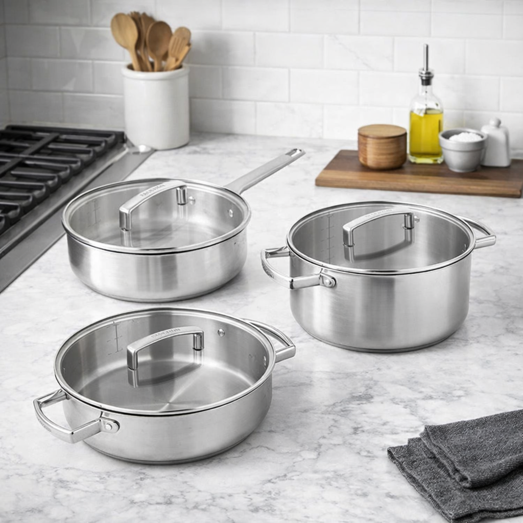 Set of 3 Fauchon - Sauté pan 22 MAISON DU LYS