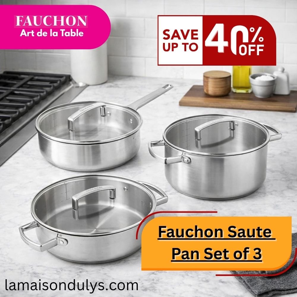 Fauchon saute pan set of 3